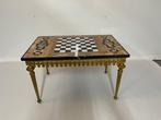 Speeltafel - Brons, Marmer, Verguld - Bronzen tafel met bad