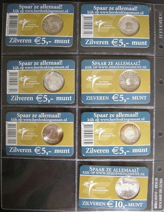 Nederland. Coin Card 2004/2007 (7 stuks) (Zonder, Postzegels en Munten, Munten | Europa | Euromunten