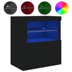 Moderne Buffetkast LED Zwart | OP = OP | 55% Korting, Verzenden, Nieuw, 50 tot 100 cm, Minder dan 100 cm