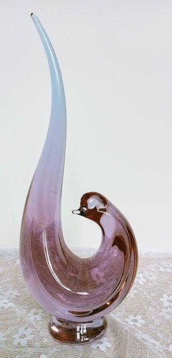Murano - Beeldje - Oud Sierlijke vogel in abstracte, Antiek en Kunst, Antiek | Glaswerk en Kristal