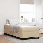 vidaXL Bedframe Lichtgroen Grijs 90x190 cm Corduroy Stof, Huis en Inrichting, Slaapkamer | Bedden, Verzenden, Nieuw