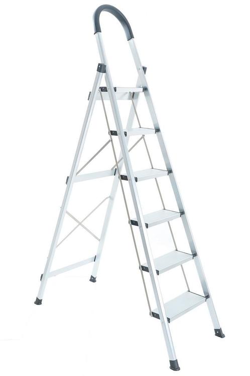 MARK TOOLS Huishoudtrap Keukentrap Inklapbaar - Anti-Slip, Doe-het-zelf en Bouw, Ladders en Trappen, Trap, Nieuw, Verzenden