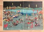 No Reserve Price!! Battle of Katsushika from the Satomi, Antiek en Kunst