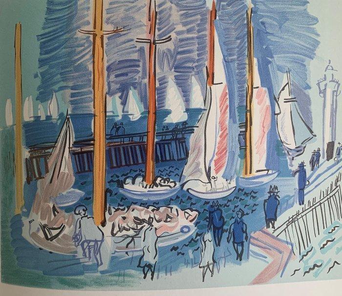 Raoul Dufy (1877-1953) (daprès) - Marrakech - Petit port en, Antiquités & Art, Antiquités | Autres Antiquités