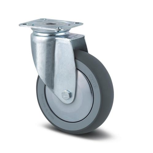Zwenkwiel 125mm Tente 2470 PJH 125 P50 grijs, Zakelijke goederen, Machines en Bouw | Heftrucks en Intern transport, Ophalen of Verzenden