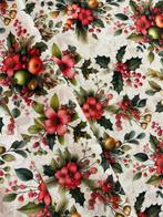 Kerststof voor stoffering - 3D-effect van hulst met rode, Diversen, Nieuw