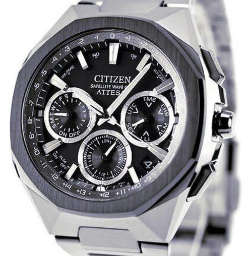 Citizen - Collezione Attesa Spaceship F950 Satellite Wave, Handtassen en Accessoires, Horloges | Heren