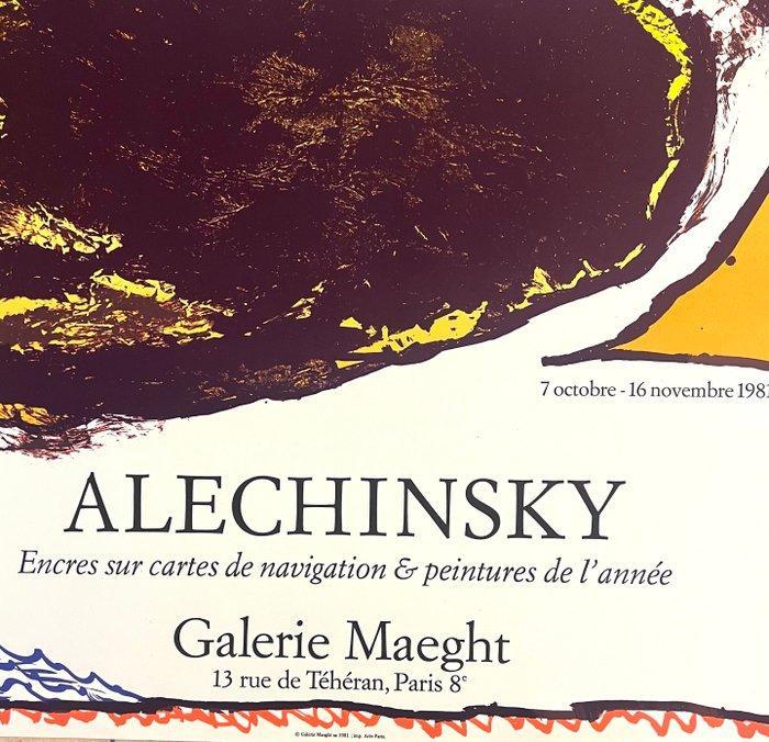 Alechinsky - Alechinsky / Galerie Maeght - Jaren 1980, Antiek en Kunst, Kunst | Tekeningen en Fotografie