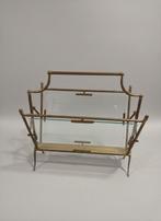 Porte-revues - Bronze, Verre - Dans le style de Maison