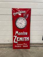 Oude emailleplaat voor het horlogemerk Zenith. - Reclamebord, Antiek en Kunst