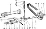 V-snaar SPA 2482 - PZ CM 135 - set van 4 snaren (Werktuigen), Articles professionnels, Agriculture | Outils, Ophalen of Verzenden