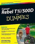 Canon EOS Rebel T1i/500D For Dummies (For Dummies (...  Book, Verzenden