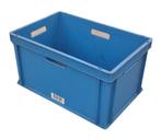 60x40x32 kunststof bak blauw PP open handgrepen korte en, Doe-het-zelf en Bouw, Kratten en Dozen, Ophalen of Verzenden, Nieuw