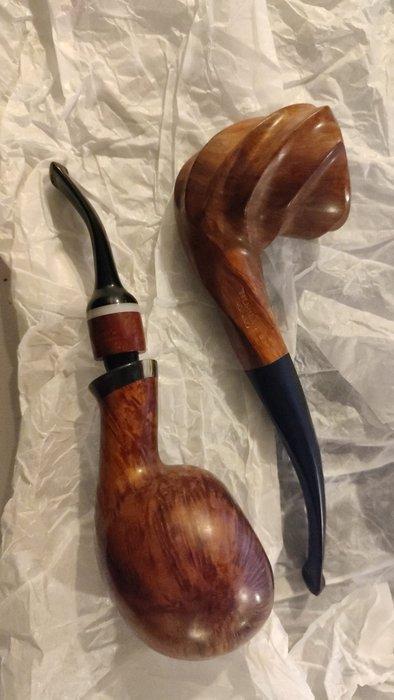 Zonder minimumprijs - Pijp - Bruyere - (2), Verzamelen, Rookartikelen, Aanstekers en Luciferdoosjes