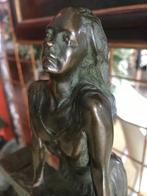 sculptuur, Scultura multiplo a firma Mirò bronzo - 35 cm -