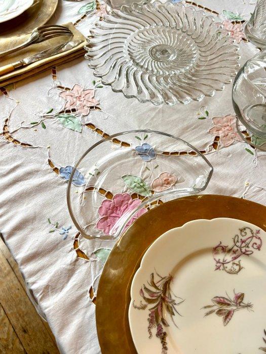 Production Française - Tafelkleed - 159 cm - 162 cm, Antiquités & Art, Tapis & Textile