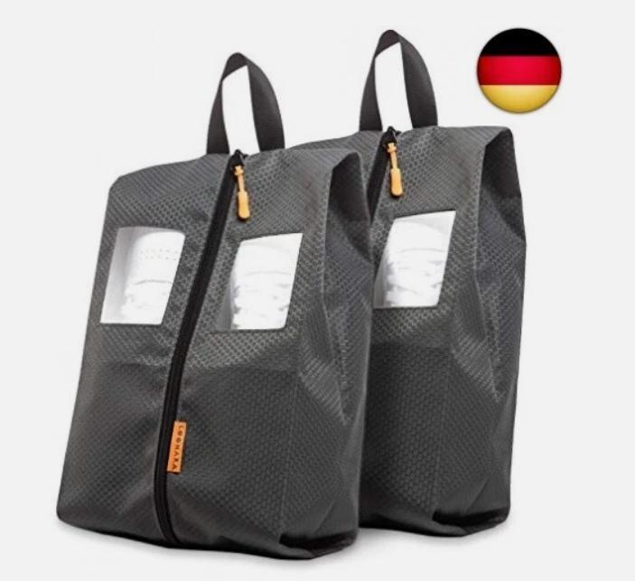 2dekans | loonara Travel Schoenenzak Set - Grijs - 2pcs, Huis en Inrichting, Kasten | Schoenenkasten, Ophalen of Verzenden