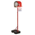 vidaXL Basketbalset draagbaar verstelbaar 138,5-166 cm, Verzenden