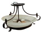 Plafondlamp - Albast, IJzer - Modernistische stijl