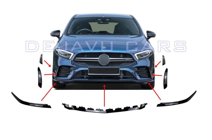 A45 AMG Look Aero Spoiler set voor Mercedes Benz A-Klasse W1, Auto diversen, Tuning en Styling, Ophalen of Verzenden