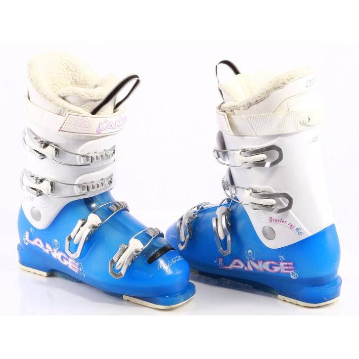 36,5 37 39 40 kinder skischoenen LANGE STARLET RSJ 60, blue/, Sport en Fitness, Skiën en Langlaufen, Ski, Schoenen, Gebruikt, Overige merken