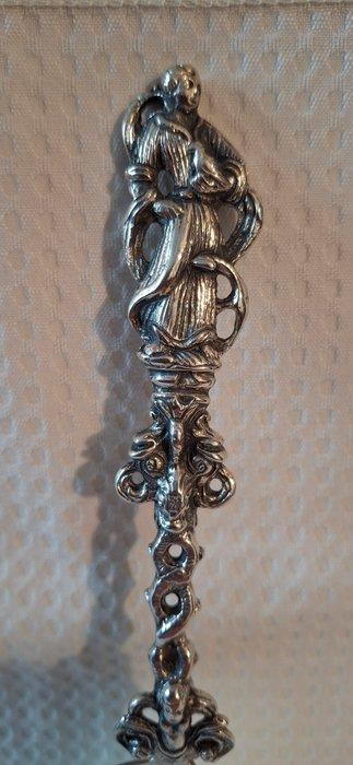 Lepel - Antieke geboortelepel - .833 zilver - Gegraveerd, Antiek en Kunst, Antiek | Zilver en Goud