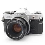 Canon AE-1 zilver + FD 50mm F/1.8 S.C. | Tweedehands, Verzenden