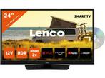 Lenco DVL-2483BK - Smart TV 24 HD Ready - Ingebouwde DVD, Audio, Tv en Foto, Verzenden, Zo goed als nieuw