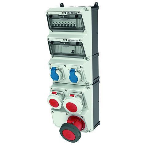 Mennekes Amaxx 5-Modules Prise Industrielle IP67 Combinaison, Doe-het-zelf en Bouw, Elektriciteit en Kabels, Verzenden
