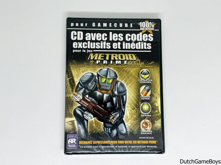 Nintendo Gamecube - Metroid Prime - Action Replay Codes - CD, Collections, Marques & Objets publicitaires, Envoi