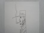 Durango - opdrachttekening Yves Swolfs op los blad - 1 plan, Boeken, Stripverhalen, Nieuw
