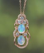 Zonder minimumprijs - Ketting met hanger Zilver - 1.56ct.