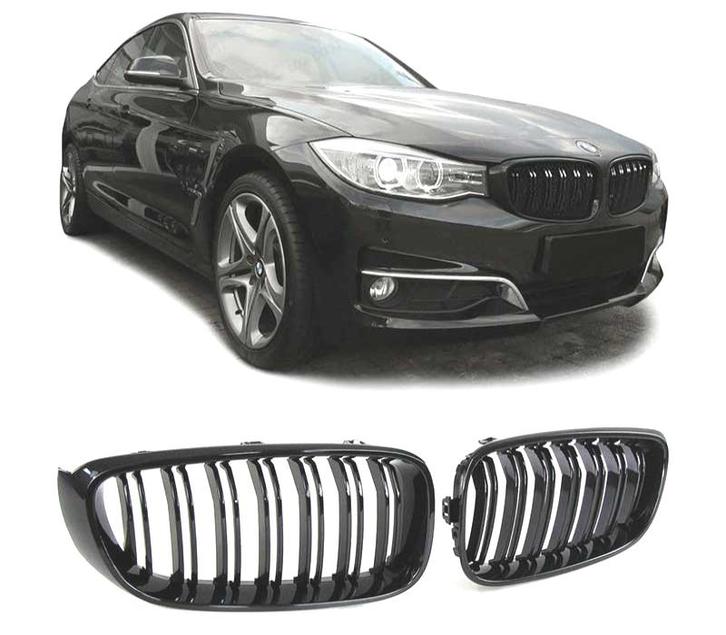 DOUBLE CALANDRE BMW SÉRIE 3 GT F34 13-18 LOOK M4 NOIR BRILLA, Auto-onderdelen, Carrosserie, Verzenden
