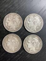 Frankrijk. 5 Francs 1849/1851 Ceres (4 zilveren munten), Postzegels en Munten, Munten | Europa | Euromunten