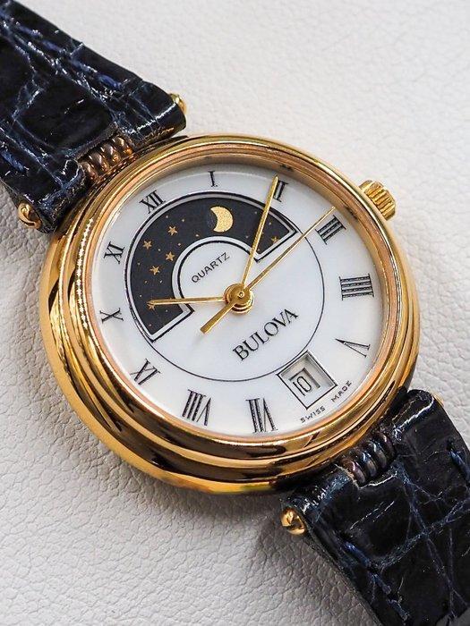 Bulova - Zonder Minimumprijs - Vintage *Dual-disc Moonphase, Handtassen en Accessoires, Horloges | Heren