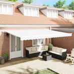 vidaXL Handmatig Uittrekbaar Ligbed Wit 500x350 cm, Tuin en Terras, Verzenden, Nieuw