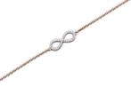 Schakelarmband - 18 karaat Geel goud - 0.10ct. tw. Diamant