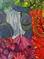 Claudine Suret-Canale - Léléphant et la cascade, Antiek en Kunst