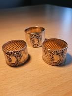 Delheid Frères - Porte-serviettes (3) - Argent 800, Antiquités & Art