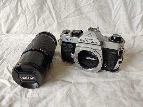 Pentax KM + Kiron  70-210 mm f4.5 lens, Audio, Tv en Foto, Fotocamera's Analoog
