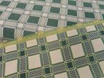 Elegante Jacquard hoge grammatuur Groen, Beige, Mosterd -