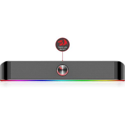 Redragon gaming soundbar GS560 - met RGB verlichting - voor, TV, Hi-fi & Vidéo, Enceintes, Envoi