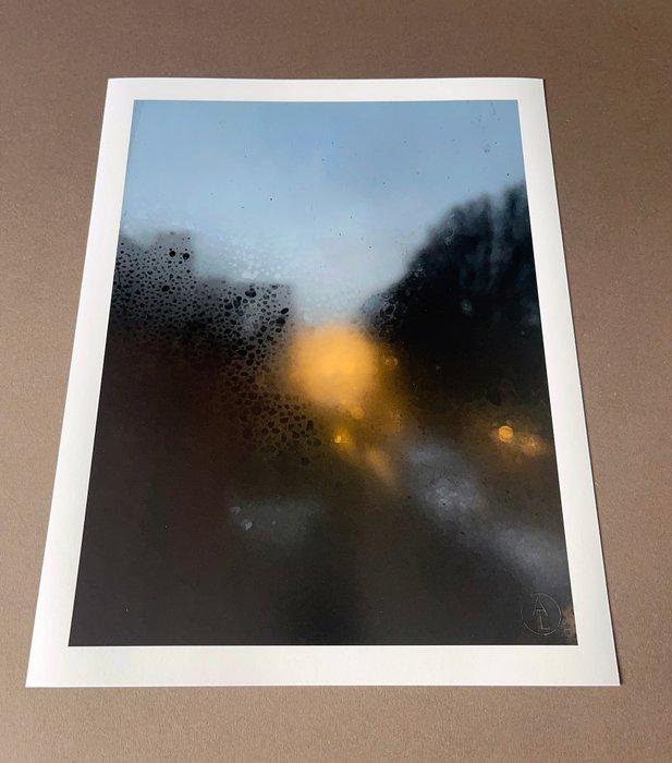 Andre Lichtenberg - Window 23-12 Orange Fog, Antiek en Kunst, Kunst | Designobjecten