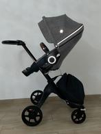 Stokke Xplory Black Grey Melange Kinderwagen 3-in-1 Compleet, Kinderen en Baby's, Kinderwagens en Combinaties, Overige merken
