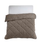Lazy all-in-one dekbed Pom Pom Fur - Taupe - 2-persoons |, Huis en Inrichting, Verzenden, Nieuw