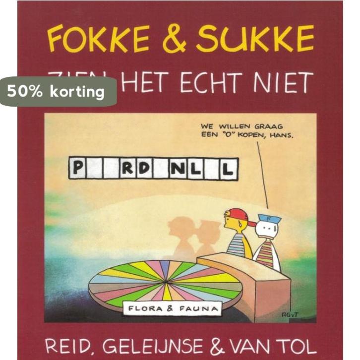 Fokke en Sukke zien het echt niet / Fokke & Sukke / 2, Boeken, Stripverhalen, Zo goed als nieuw, Verzenden