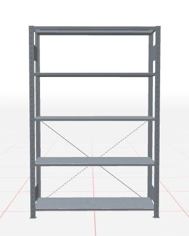 Stow legbordstelling 200x130x50mm 5 legborden jong, Articles professionnels, Aménagement de Bureau & Magasin | Entrepôt, Rayonnage & Stockage