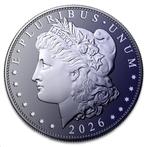 Verenigde Staten. 5 x 1 oz 2026 Pure Titanium Morgan Dollar, Postzegels en Munten