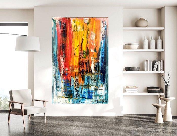 Luc Mora - Linear mist - XXL, Antiquités & Art, Art | Objets design