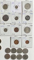 Nordic. Lot of 55 coins, incl. silver, various denominations